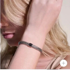 JOHN Hardy silver bracelet with sapphires